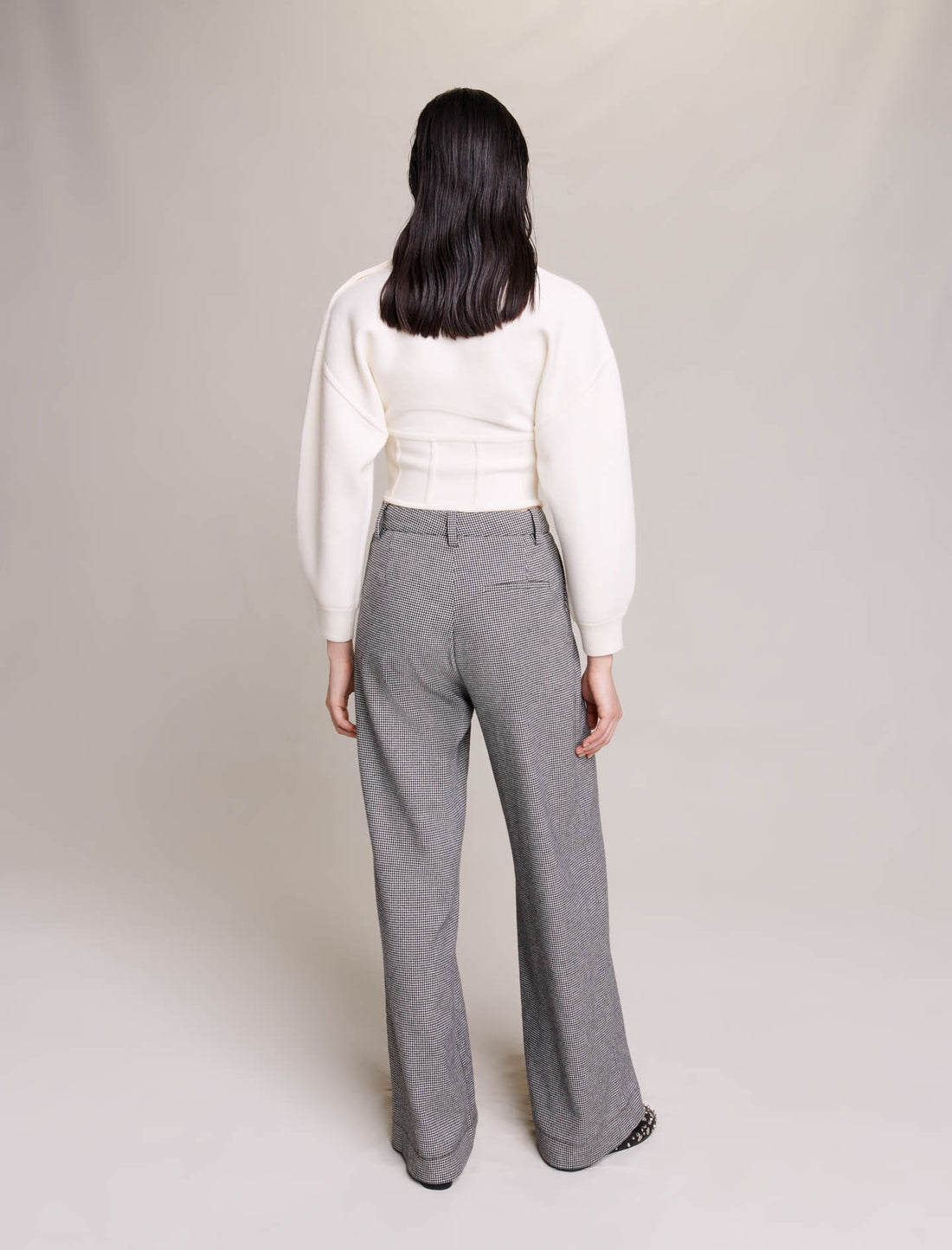 Pantalón de traje ancho