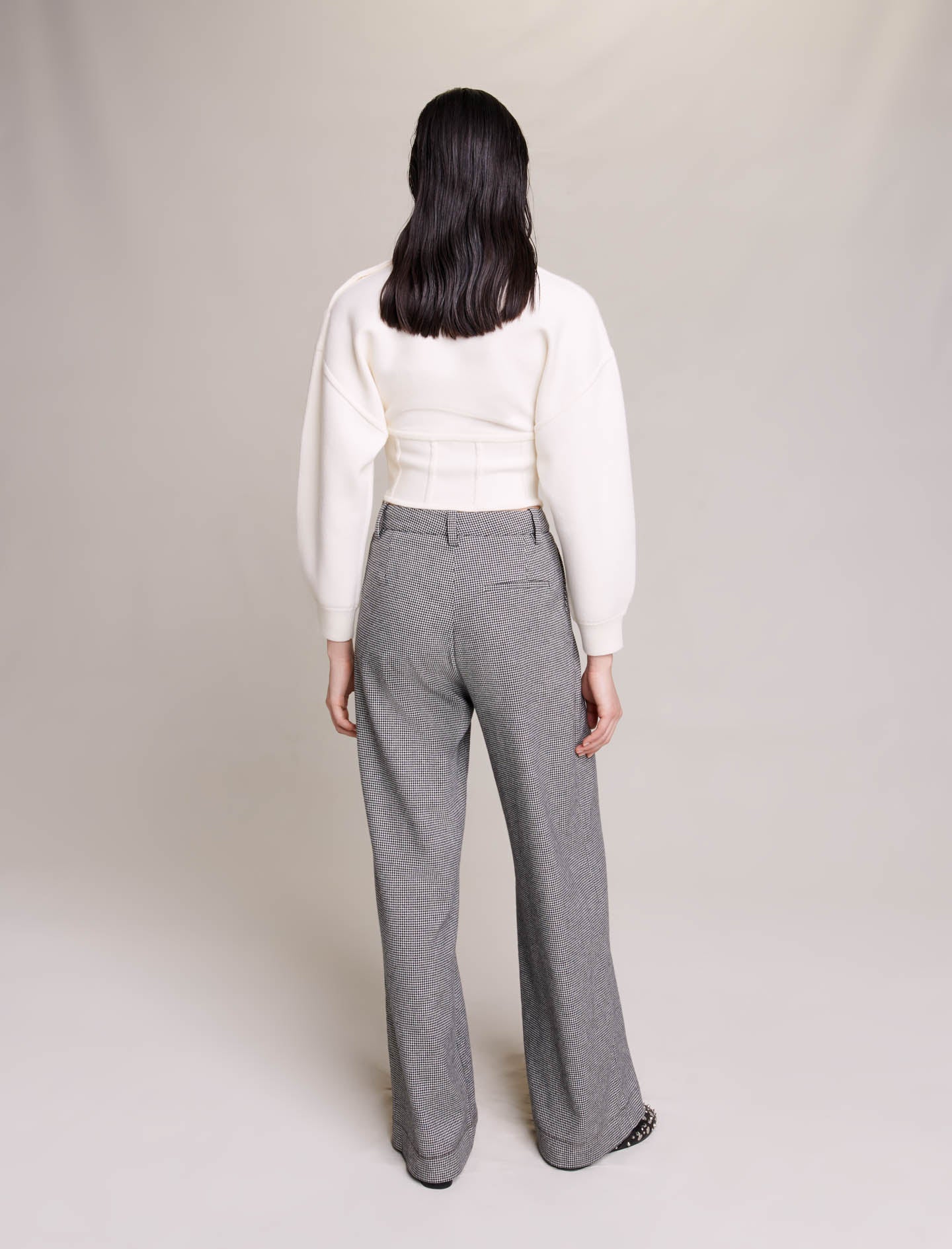 Pantalón de traje ancho