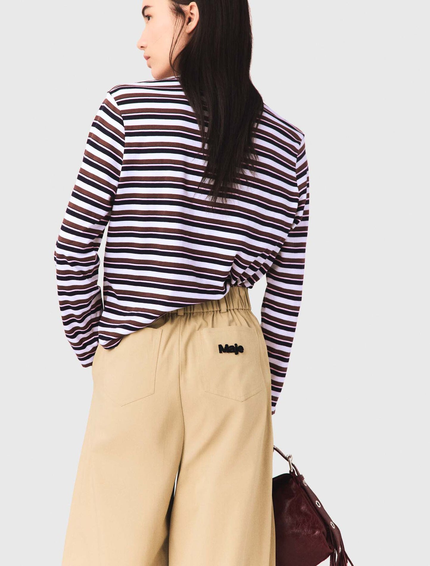 Pantalón ancho de algodón