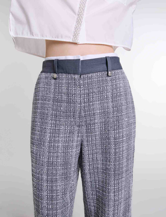 Pantalón de tweed