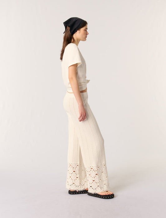 Pantalón de ganchillo