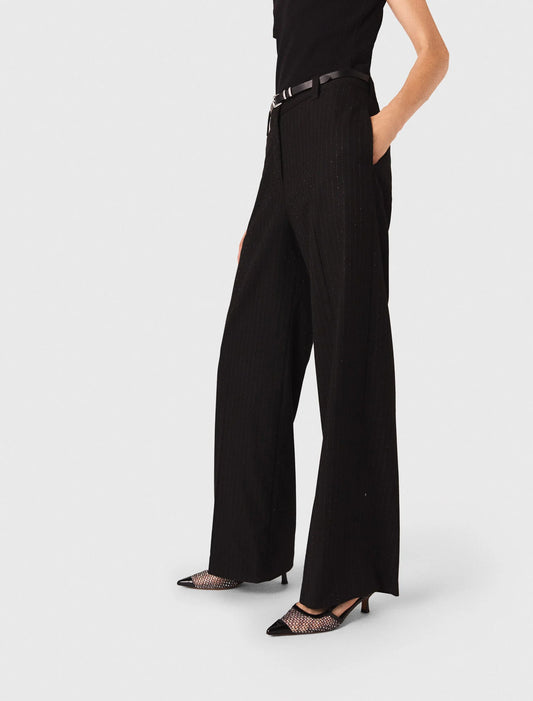 Pantalón de traje con strass