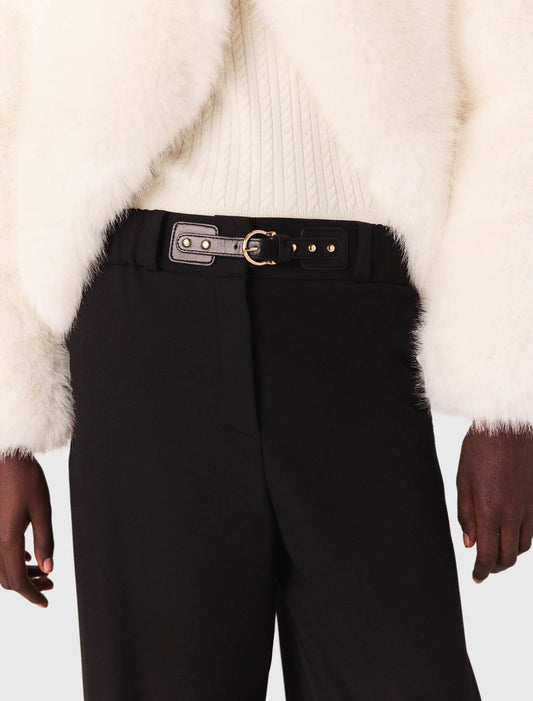 Pantalón sastre de pernera ancha