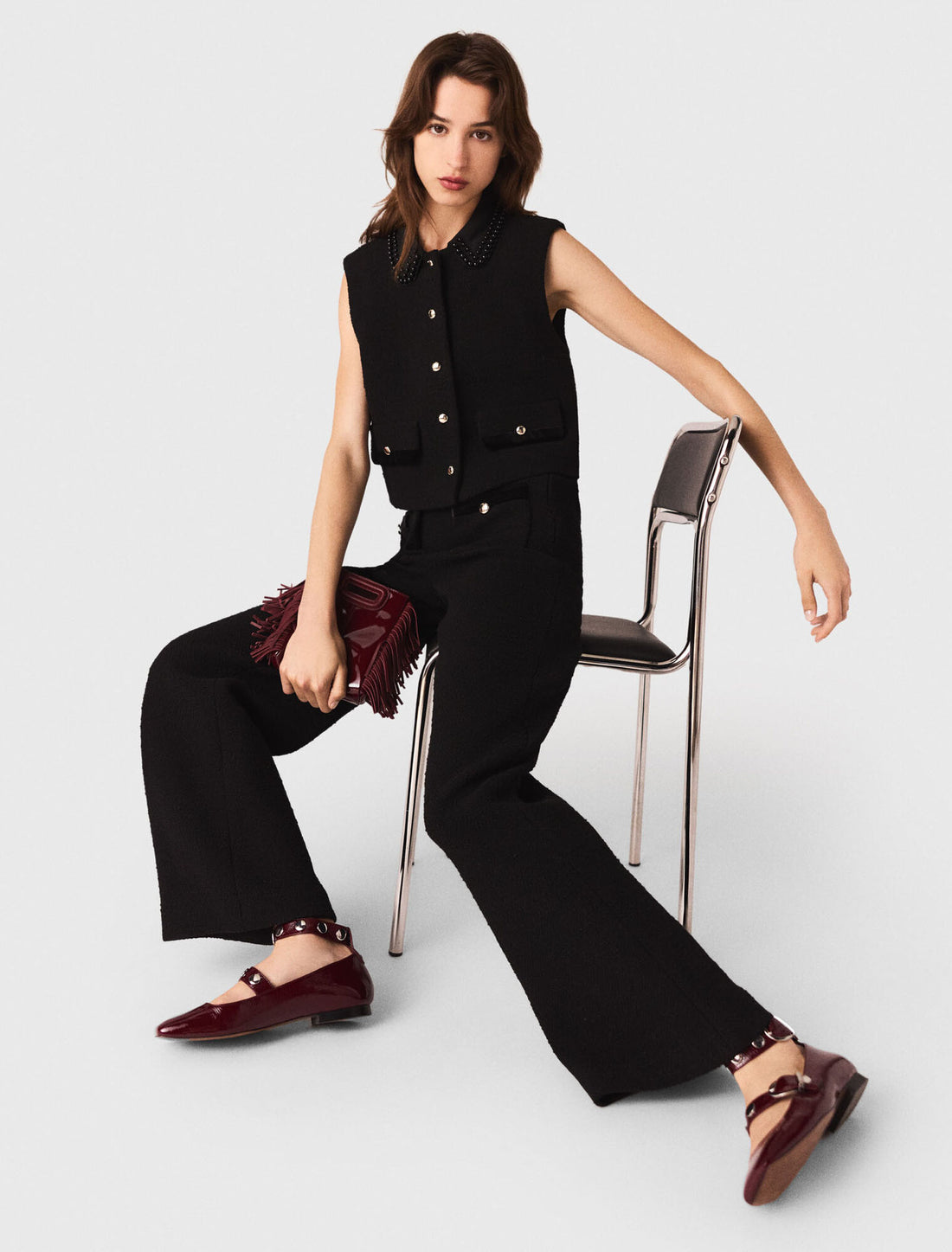 Pantalón de tweed