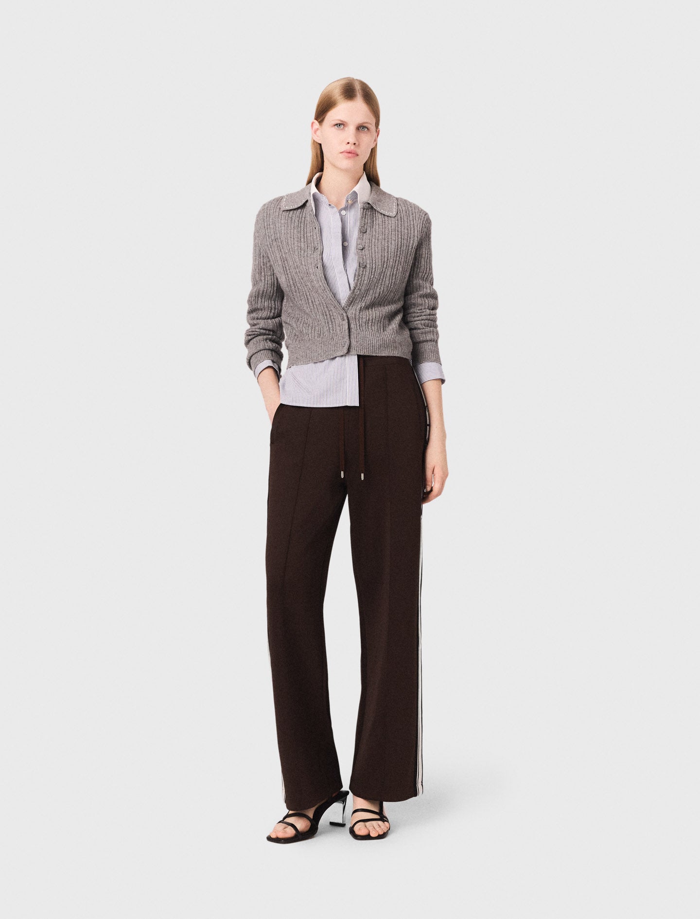 Pantalón con bandas rectas