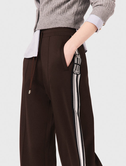 Pantalón con bandas rectas