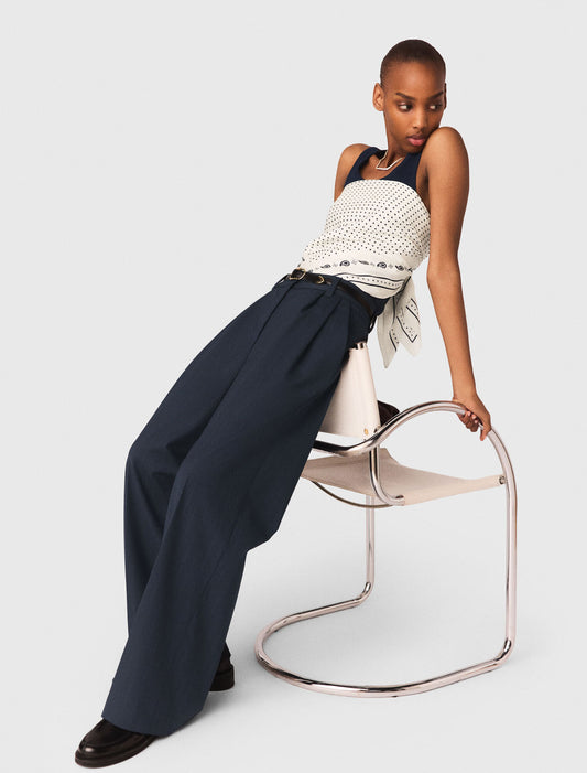 Pantalón sastre a rayas