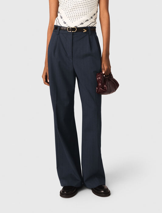 Pantalón sastre a rayas