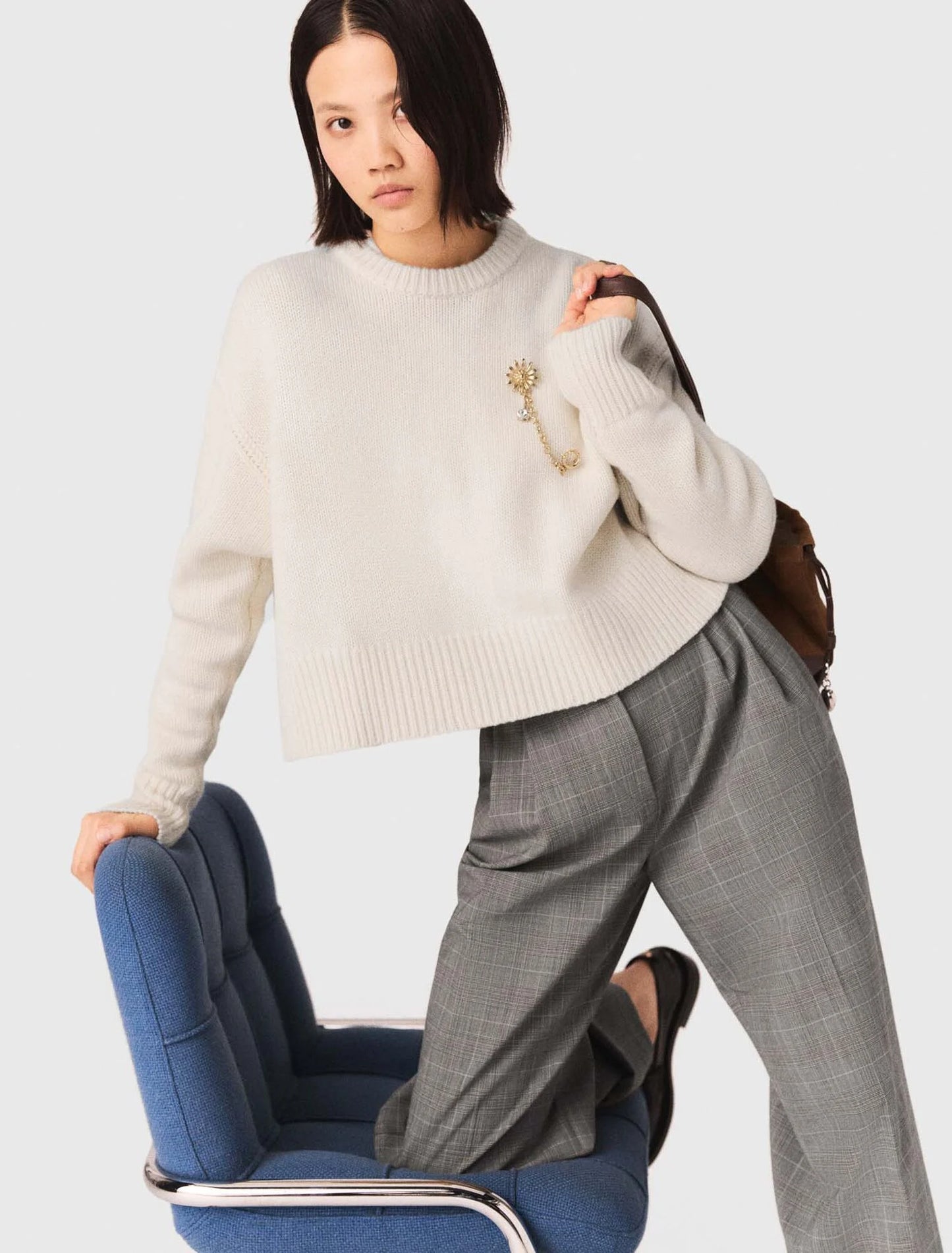 Pantalón sastre de cuadros