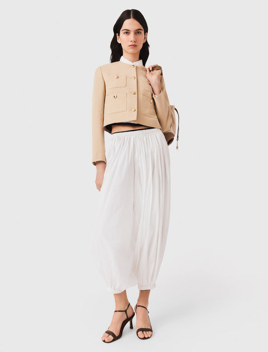 Pantalón sarouel de algodón
