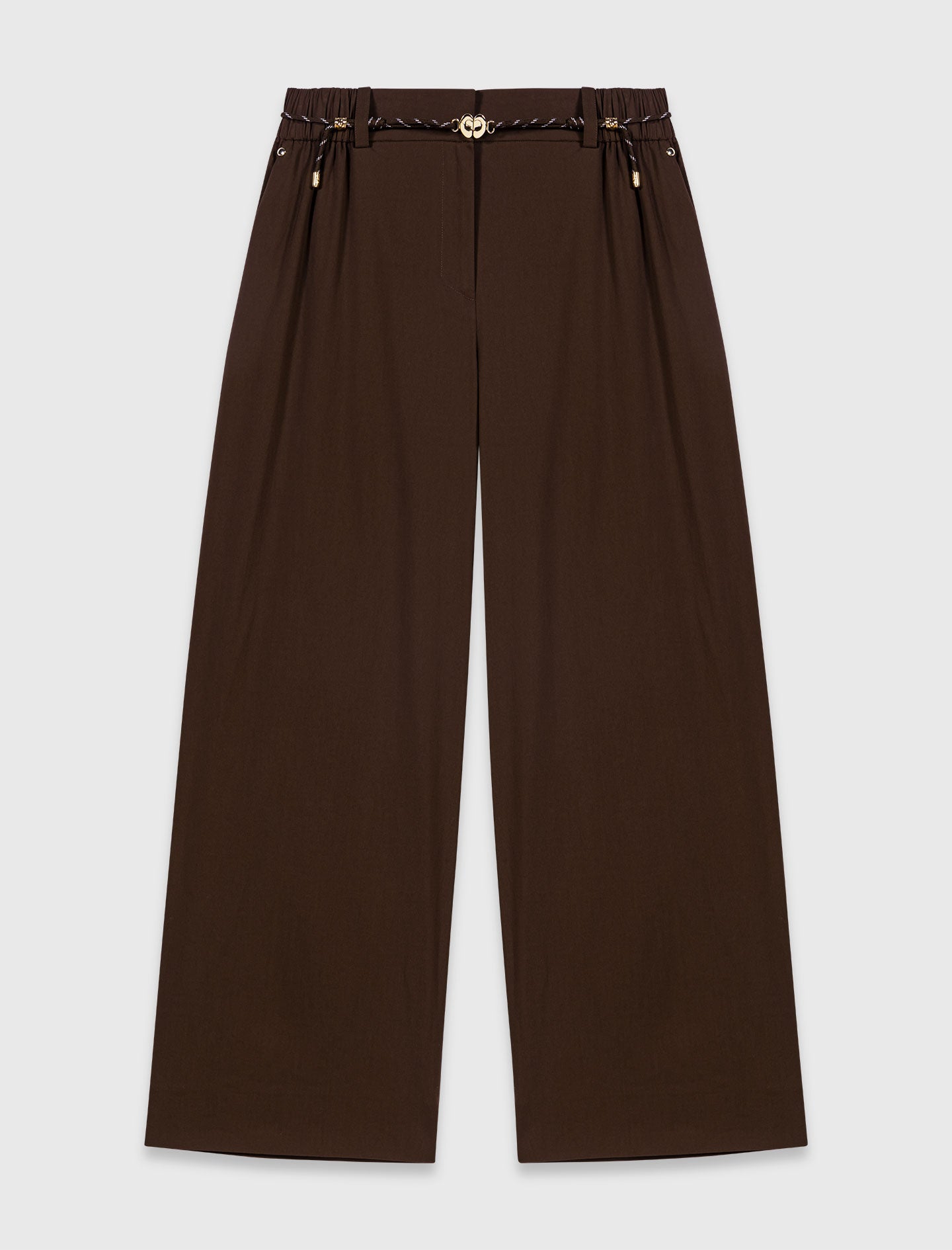 Pantalón ancho de algodón
