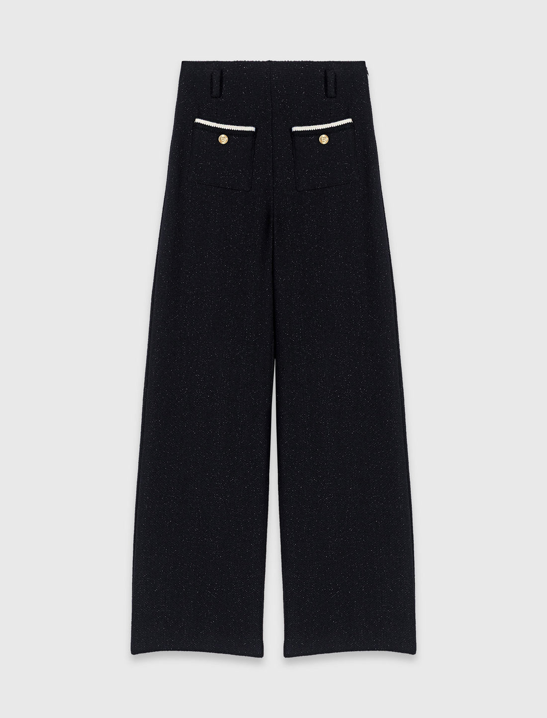 Pantalón tweed lurex
