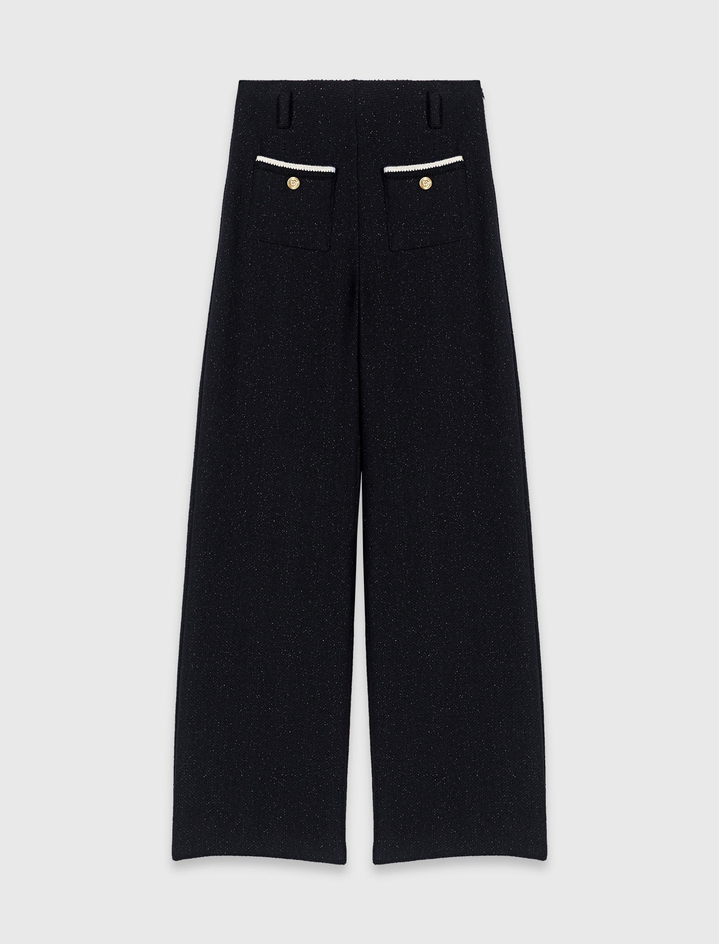 Pantalón tweed lurex
