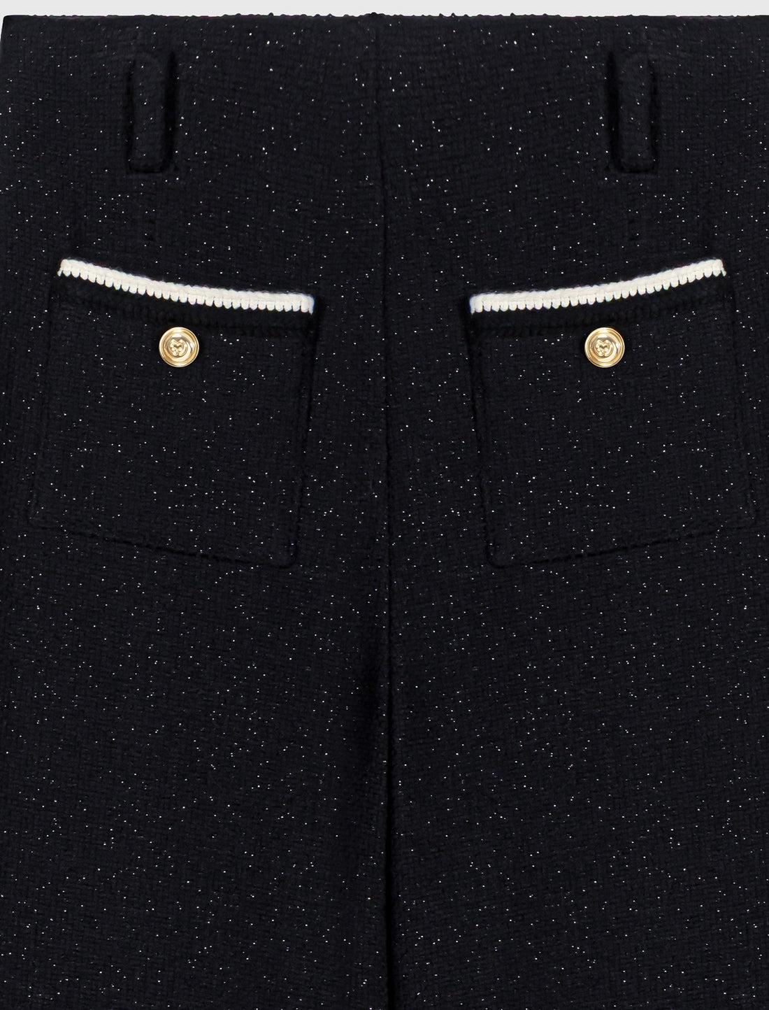 Pantalón tweed lurex