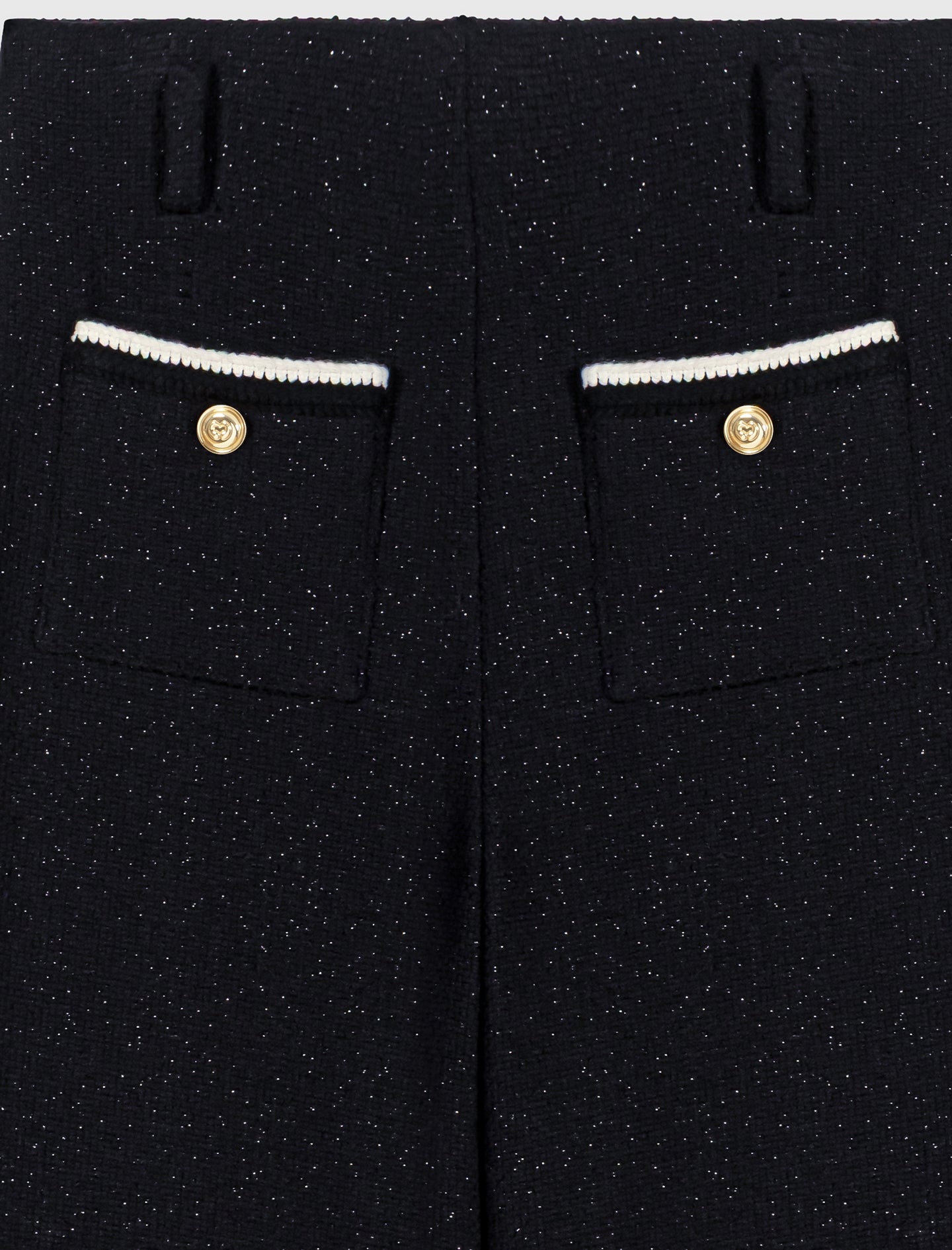 Pantalón tweed lurex