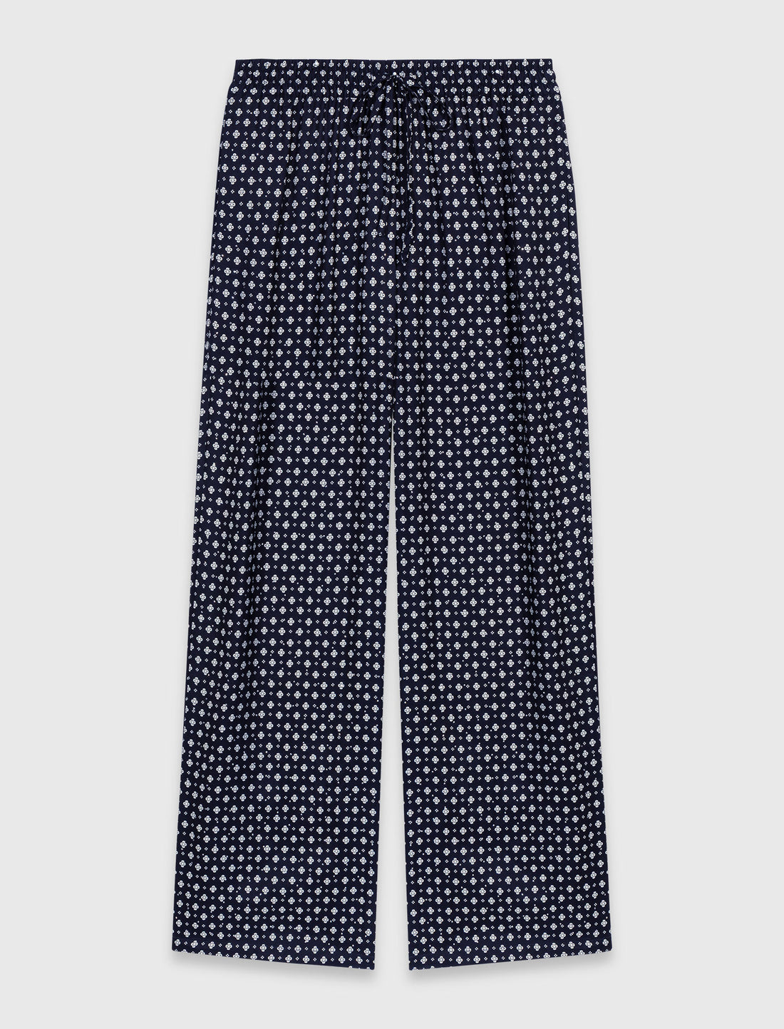 Pantalón estampado con strass