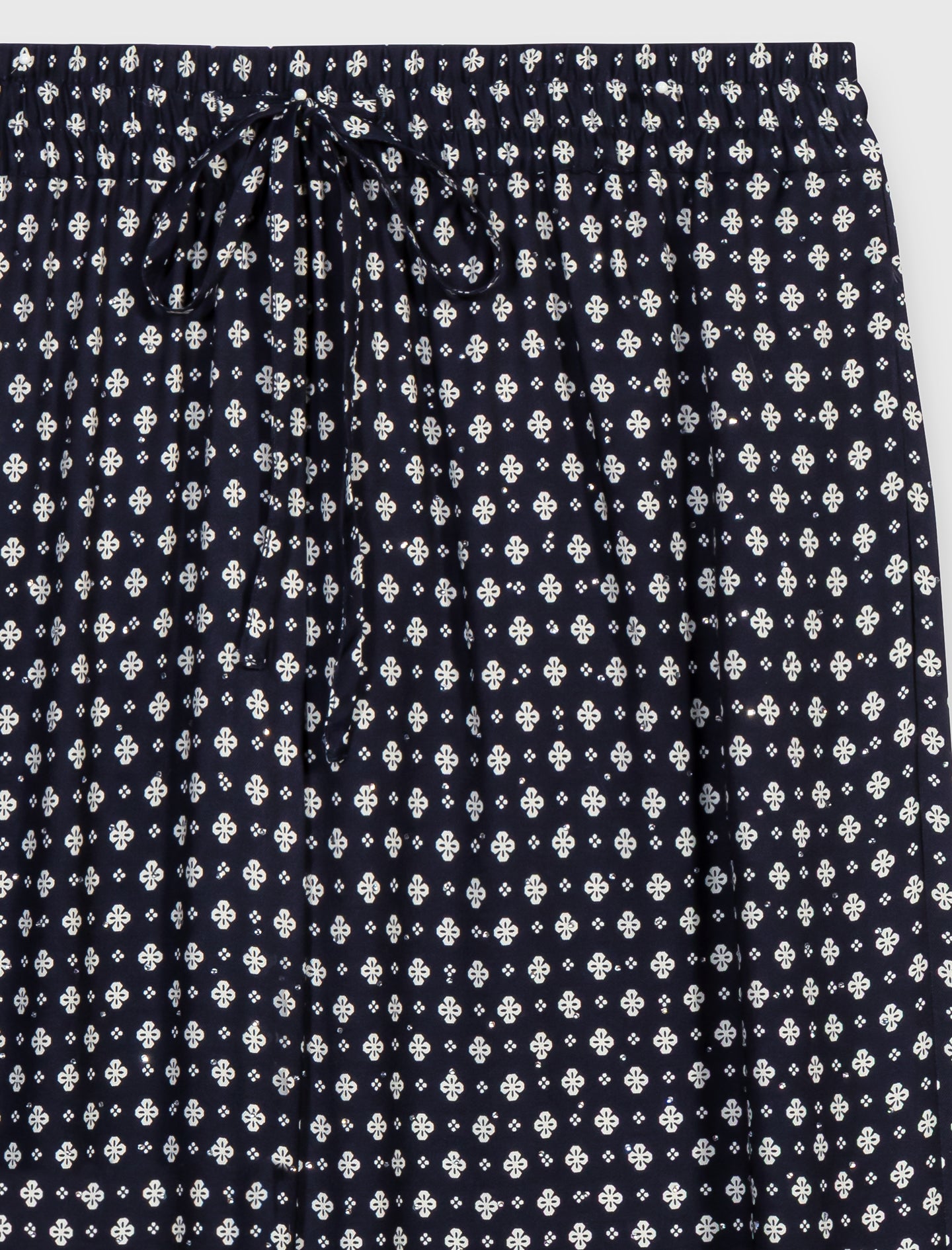 Pantalón estampado con strass