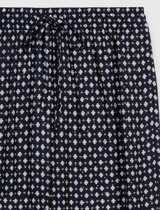 Pantalón estampado con strass