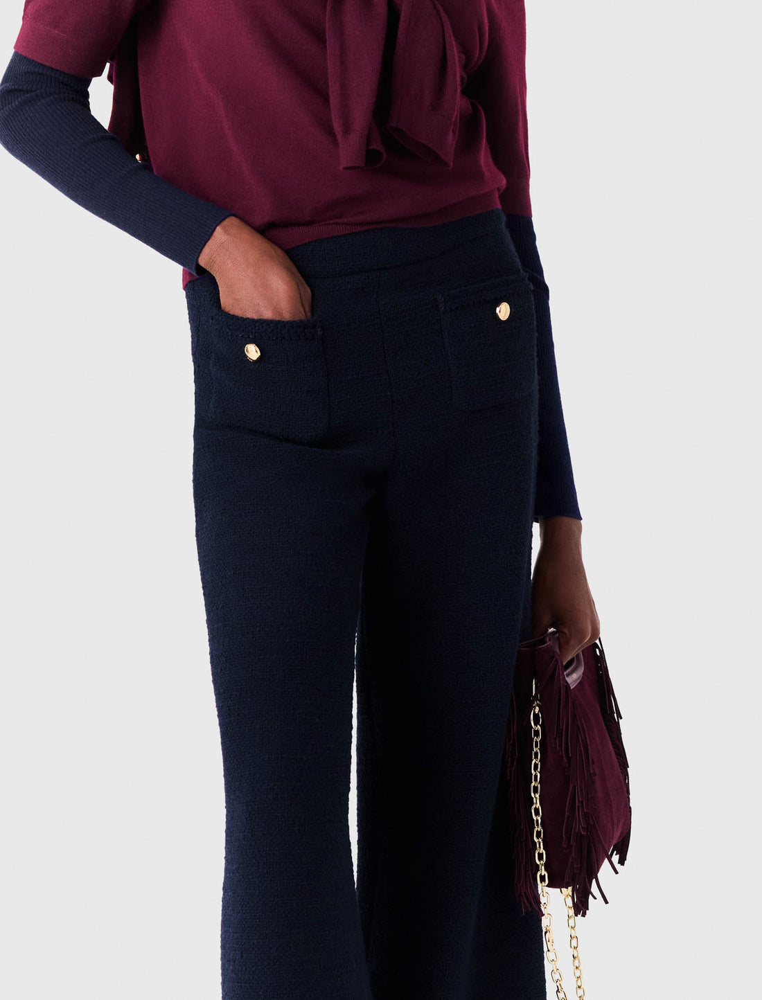 Pantalón de tweed