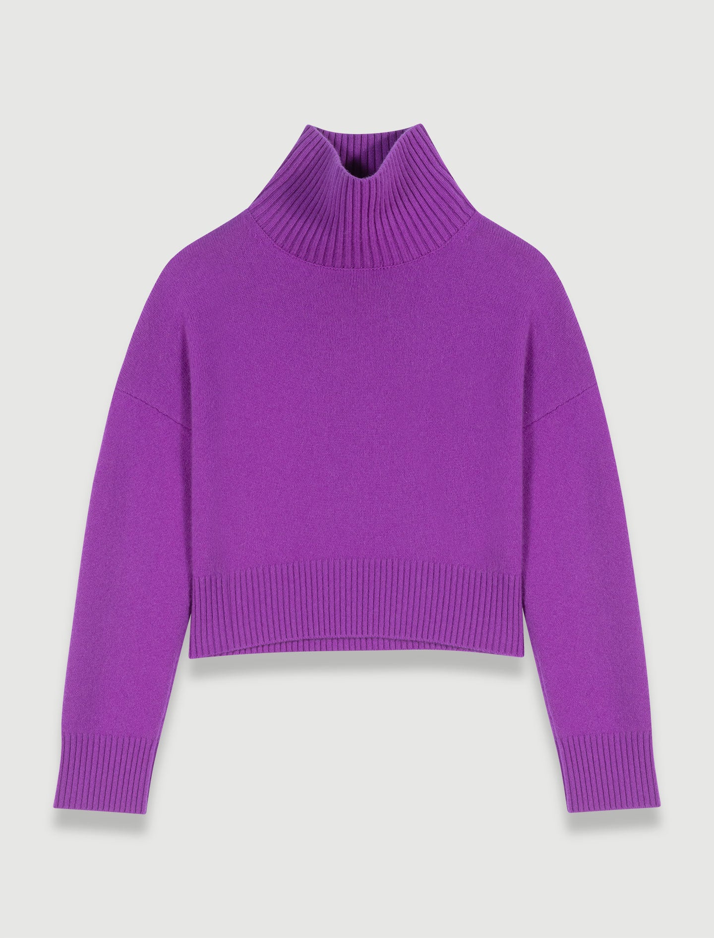 Jersey de cachemira con cuello alto