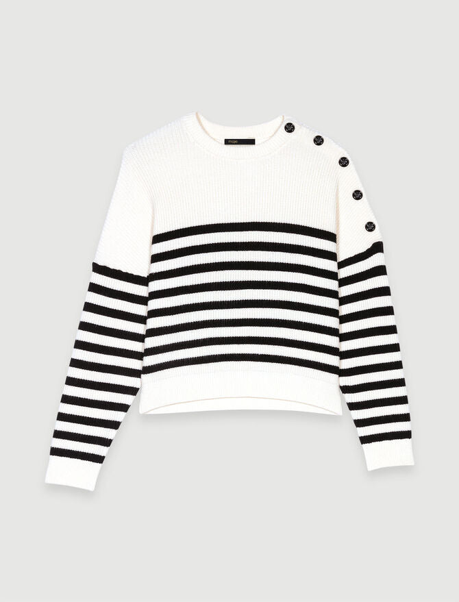 Jersey de punto de rayas