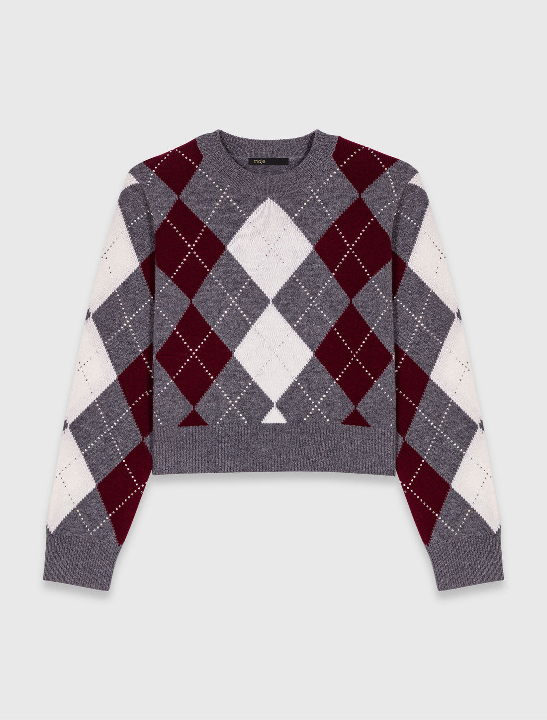 Jersey corto con motivo argyle