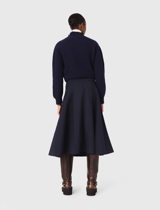 Jersey de lana con cuello alto