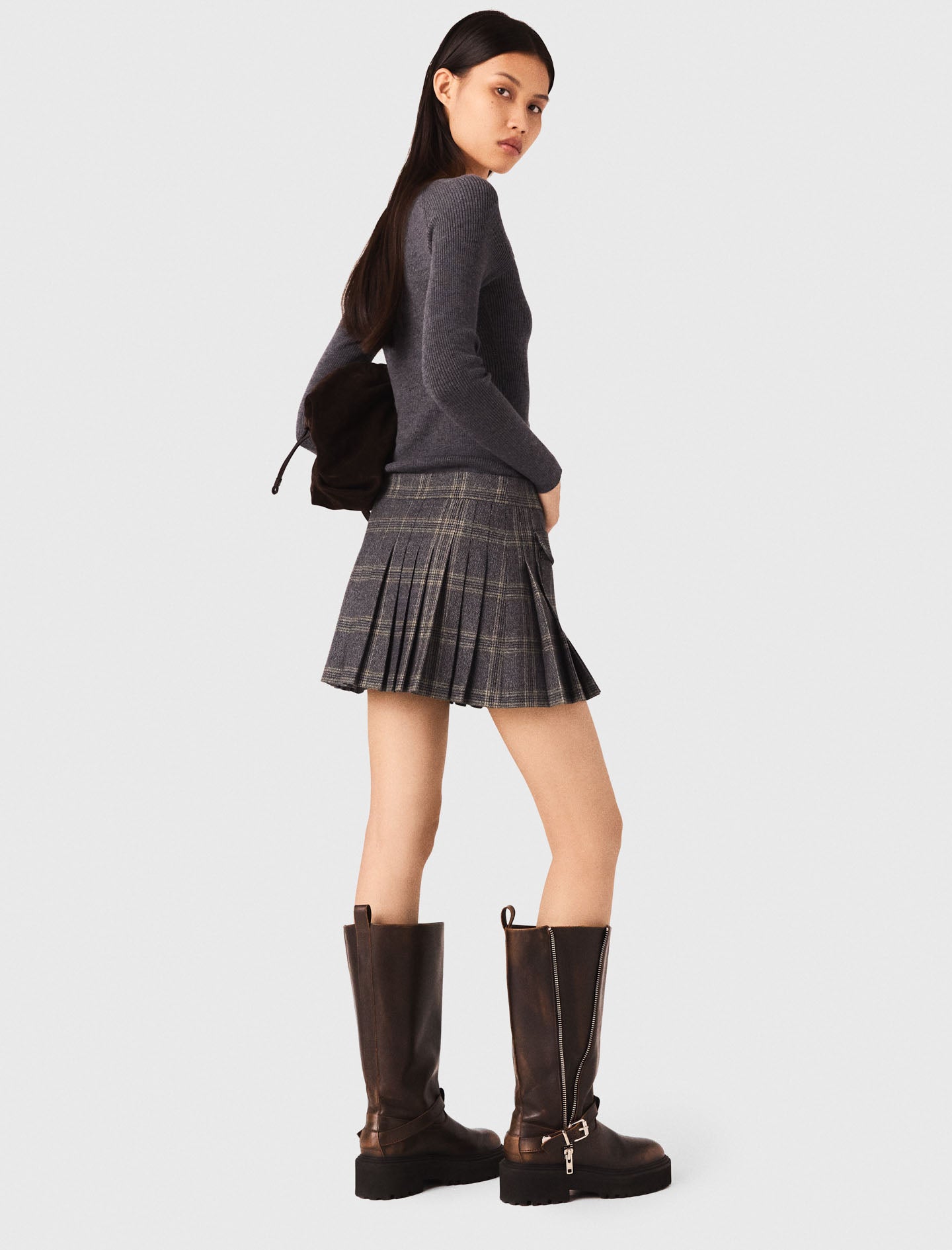 Jersey de punto de canalé