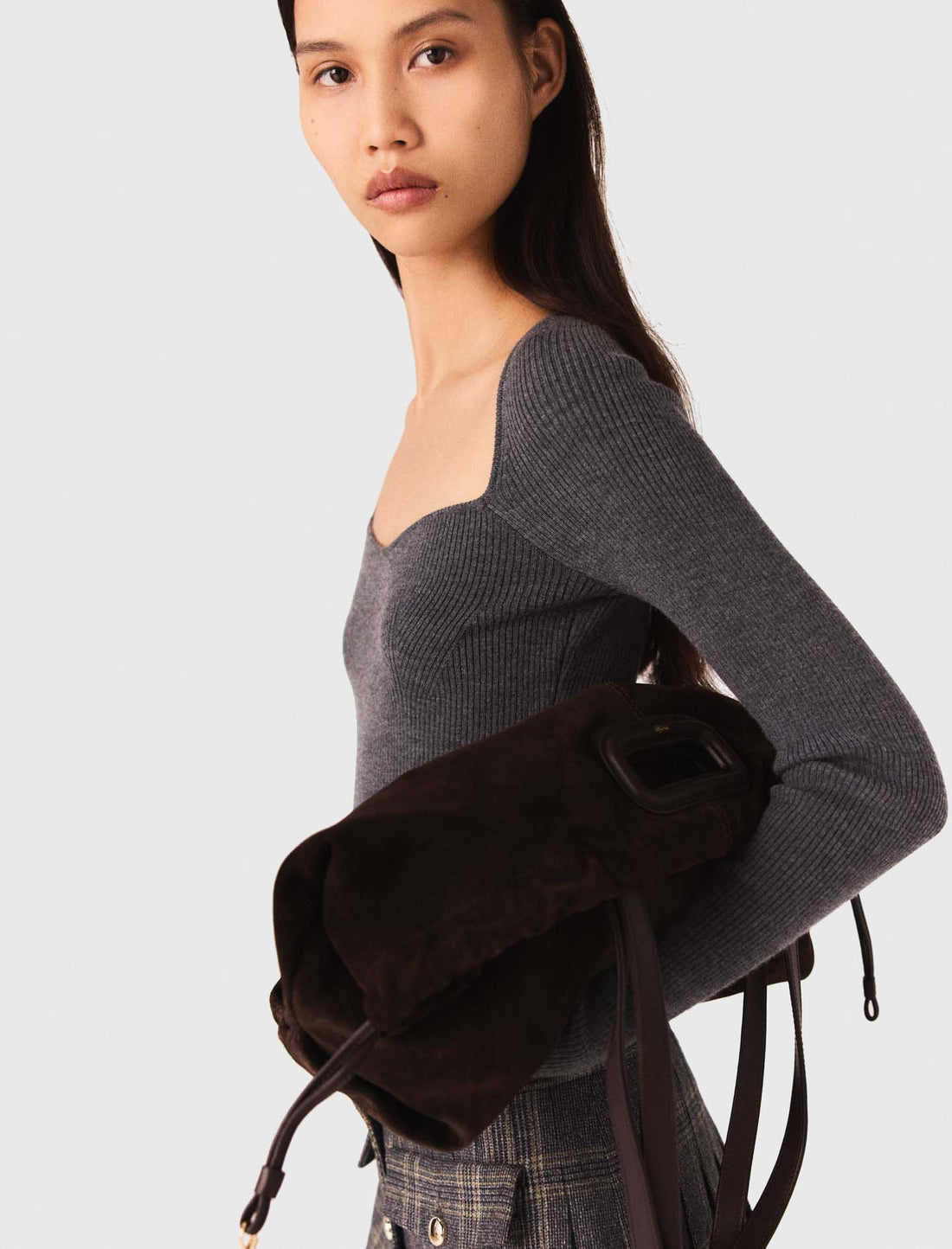 Jersey de punto de canalé