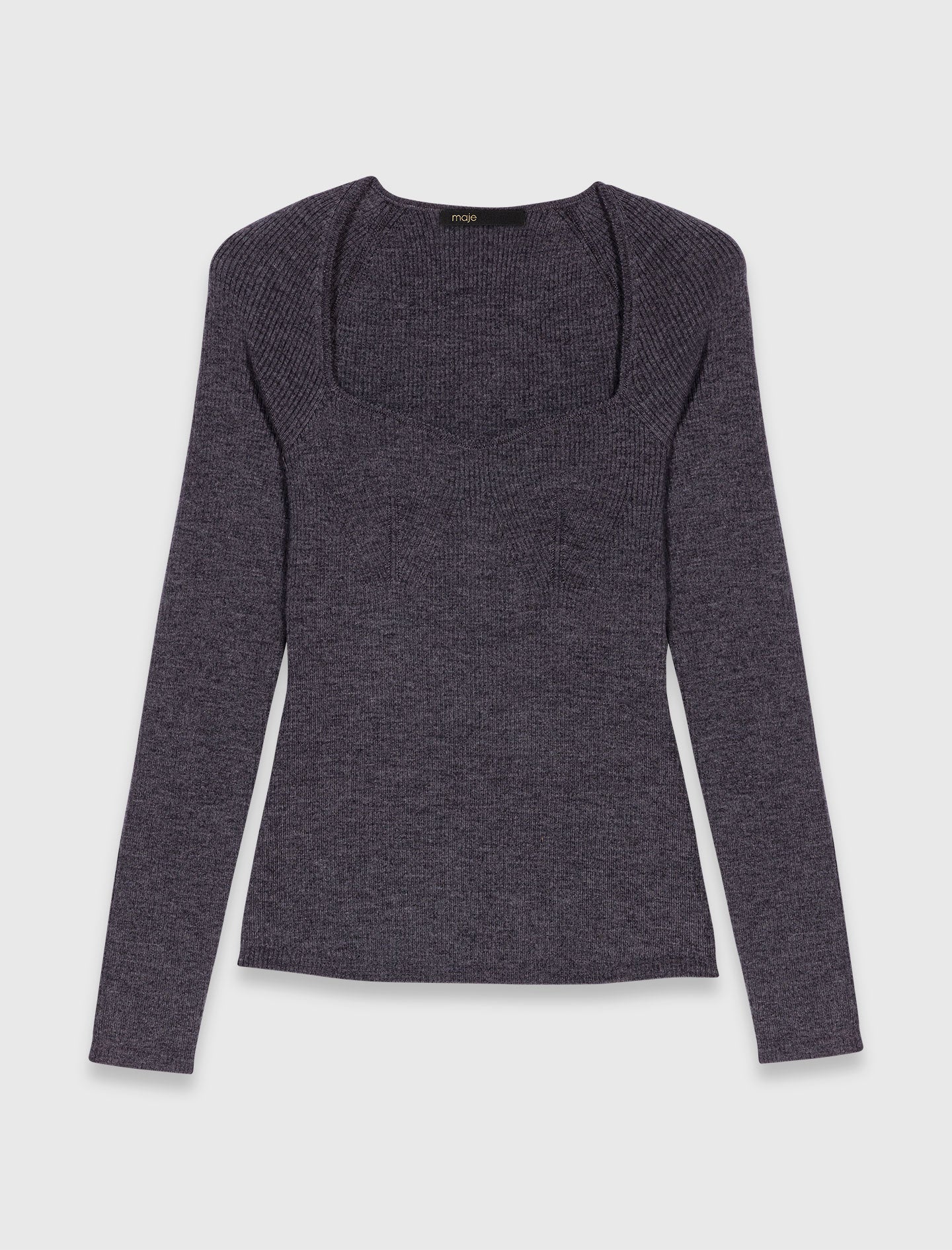 Jersey de punto de canalé