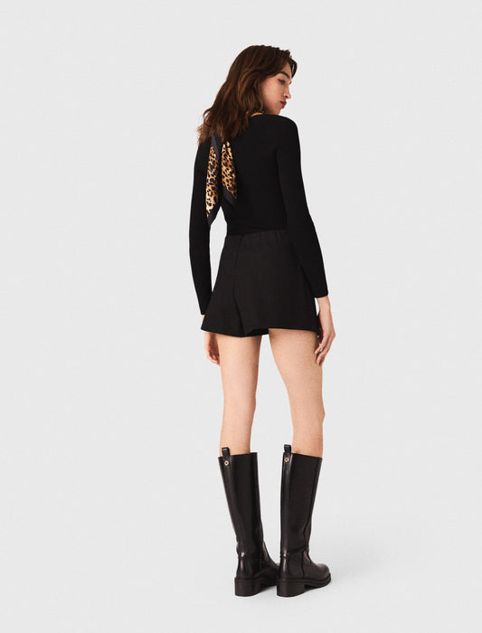 Jersey de punto de canalé