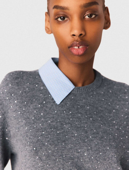 Jersey strass con piezas extraíbles