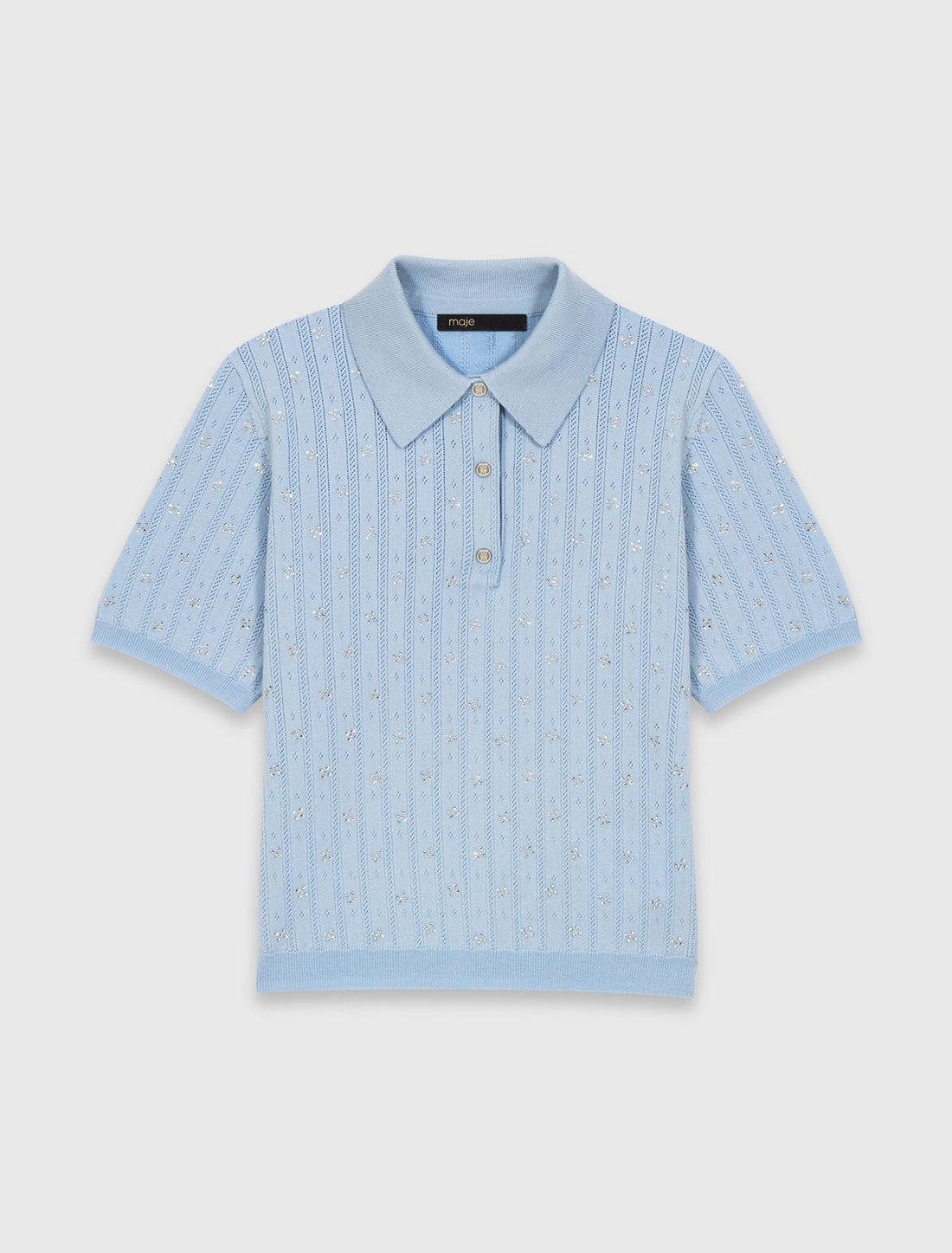 Jersey corto con strass