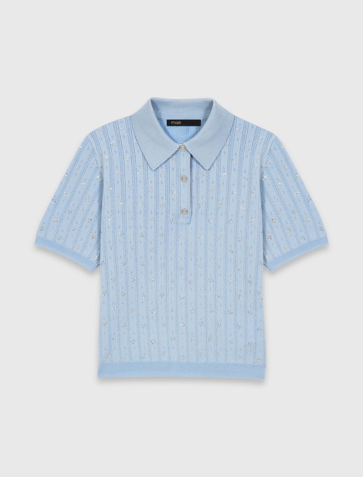 Jersey corto con strass