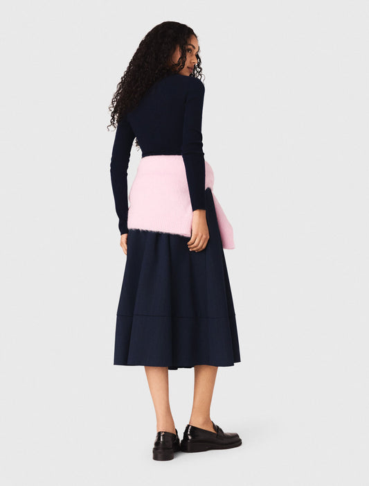 Jersey de canalé cuello polo