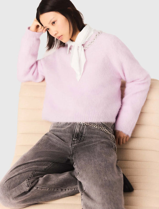 Jersey con cuello joya desmontable