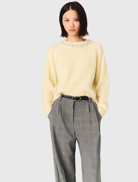 Jersey con cuello joya desmontable