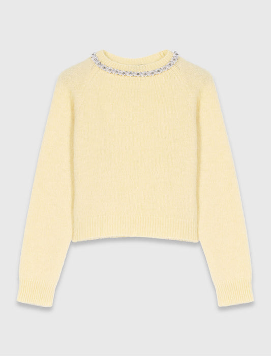 Jersey con cuello joya desmontable
