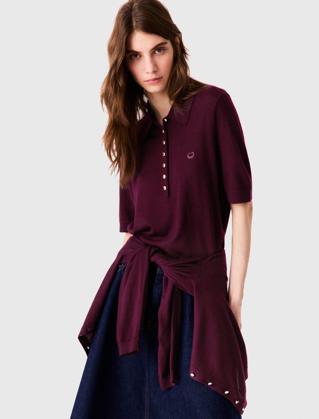 Jersey con cuello polo