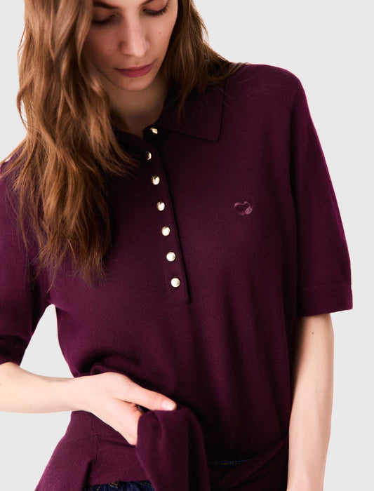 Jersey con cuello polo