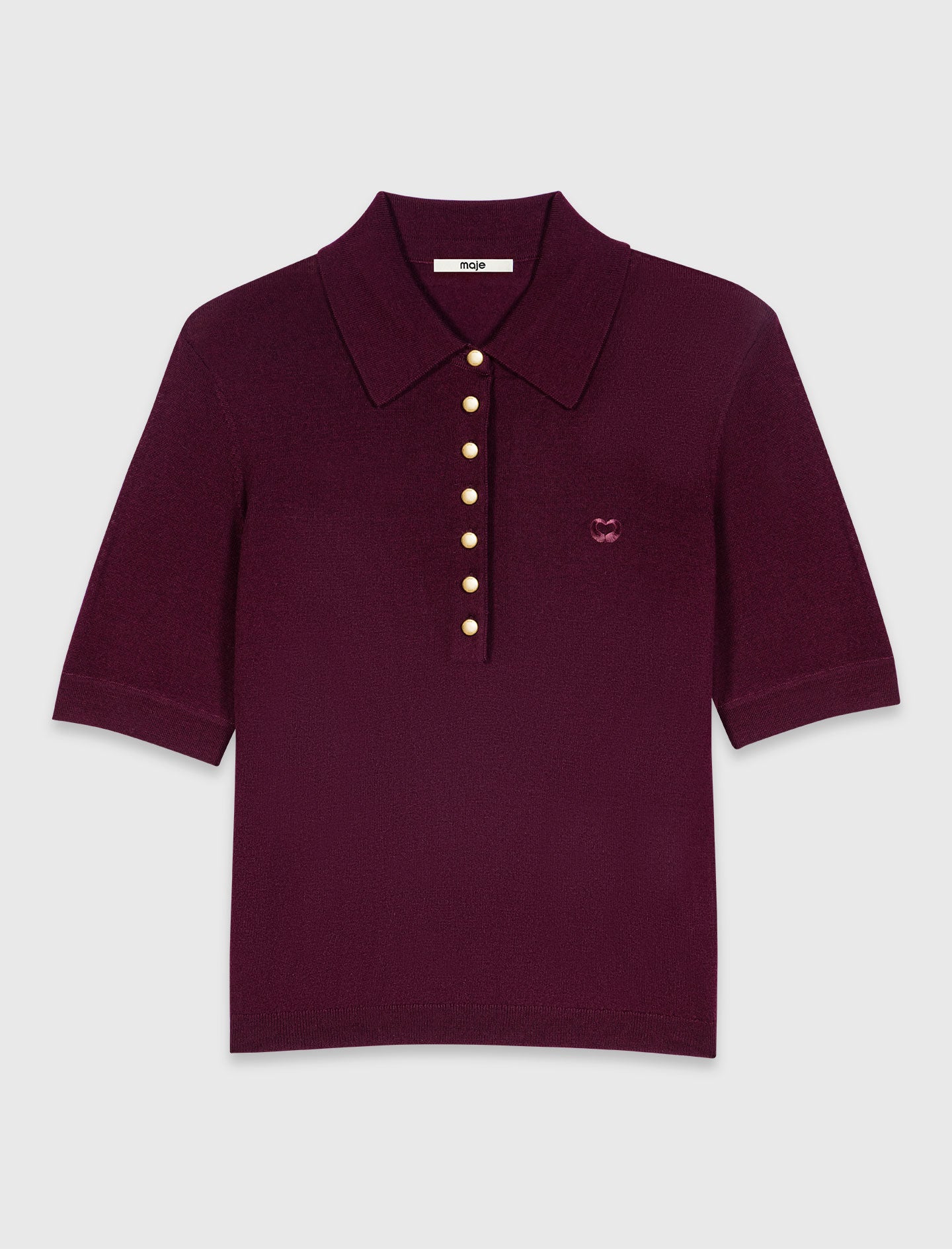 Jersey con cuello polo
