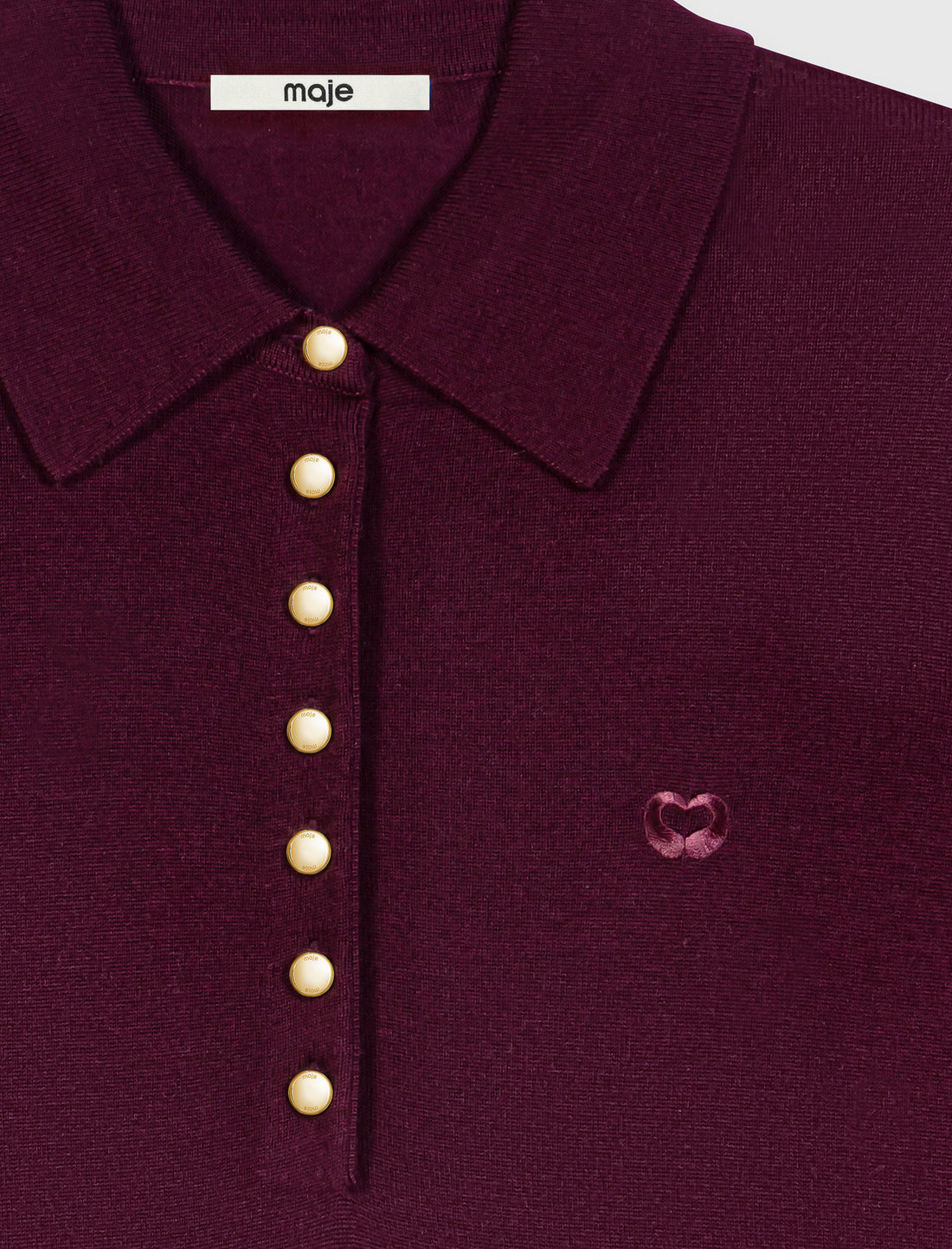 Jersey con cuello polo