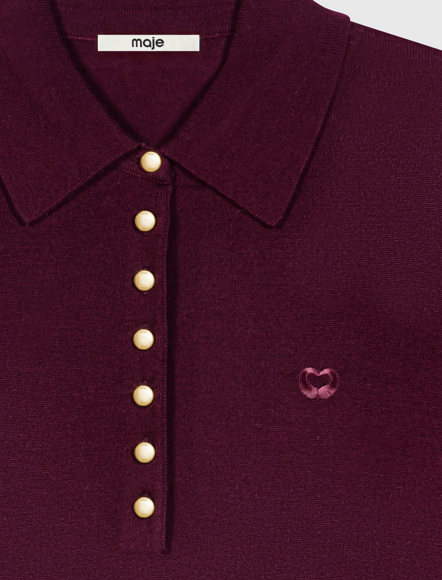 Jersey con cuello polo
