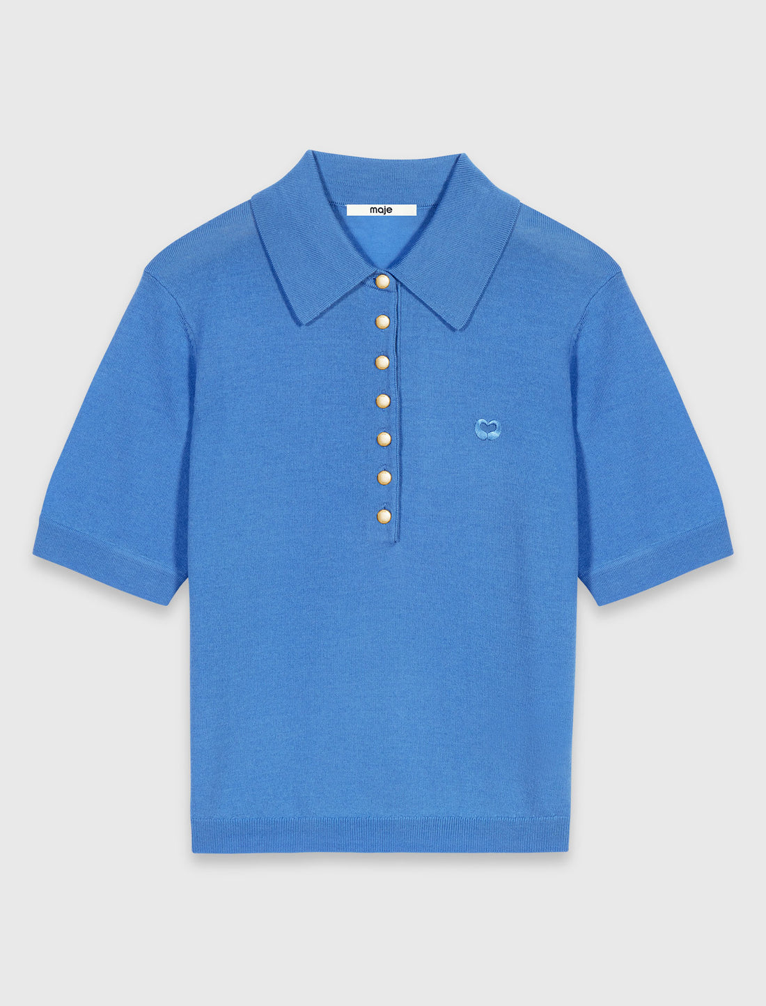 Jersey con cuello de polo
