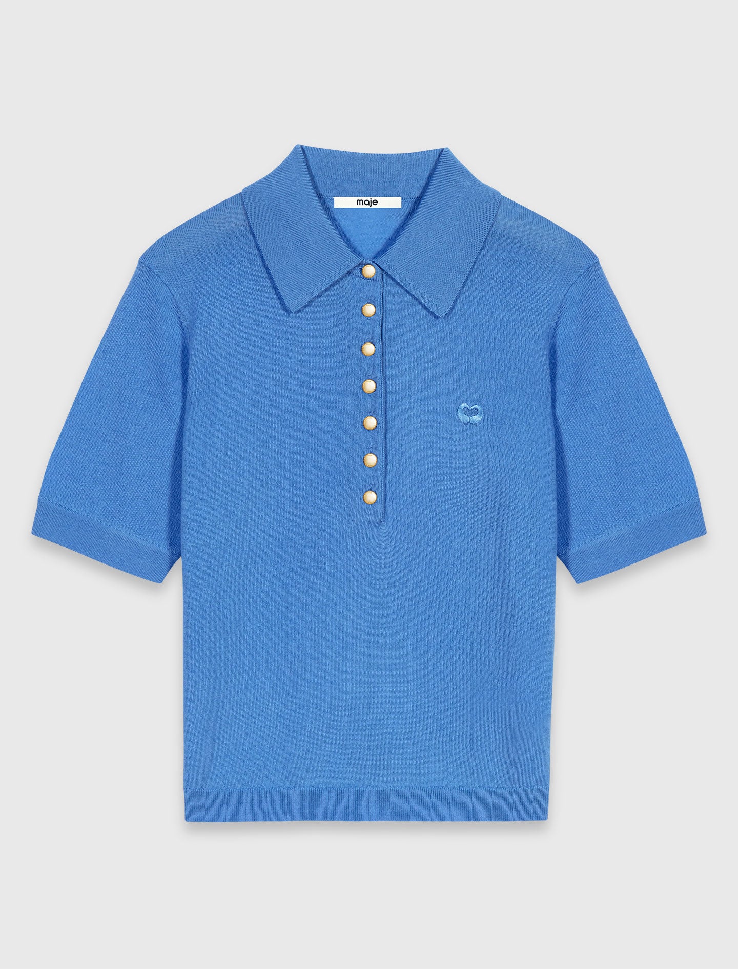 Jersey con cuello de polo