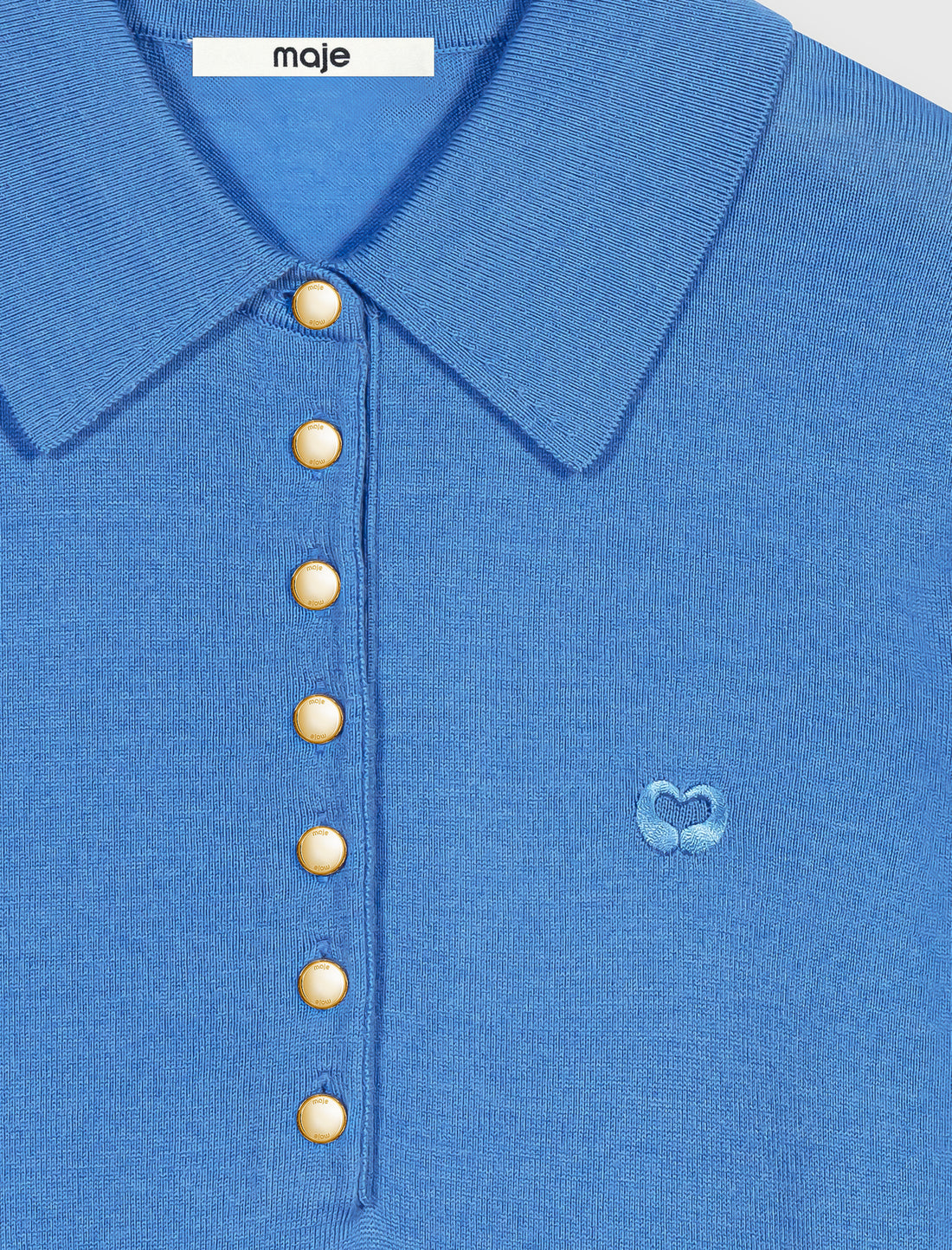 Jersey con cuello de polo