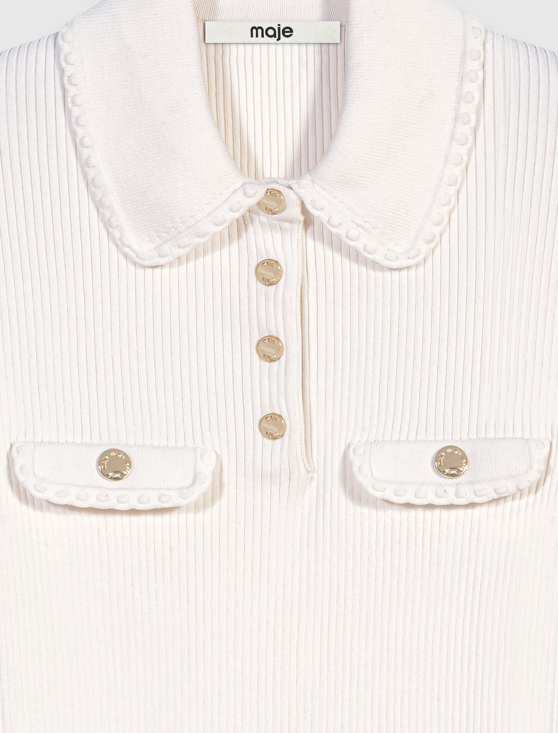Polo de manga corta con bolsillos