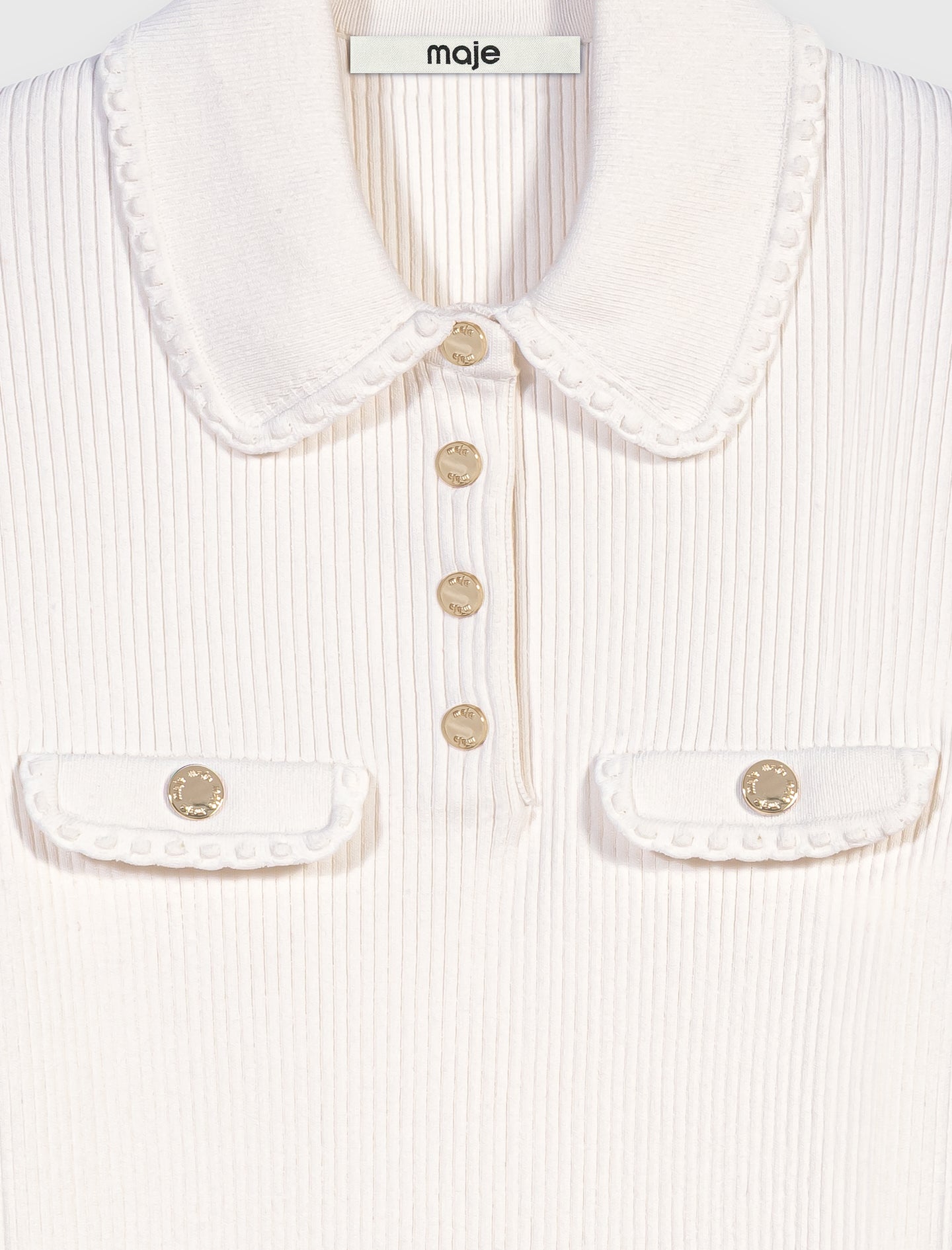 Polo de manga corta con bolsillos