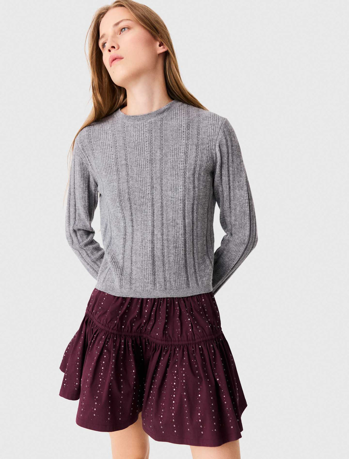 Jersey con cuello desmontable
