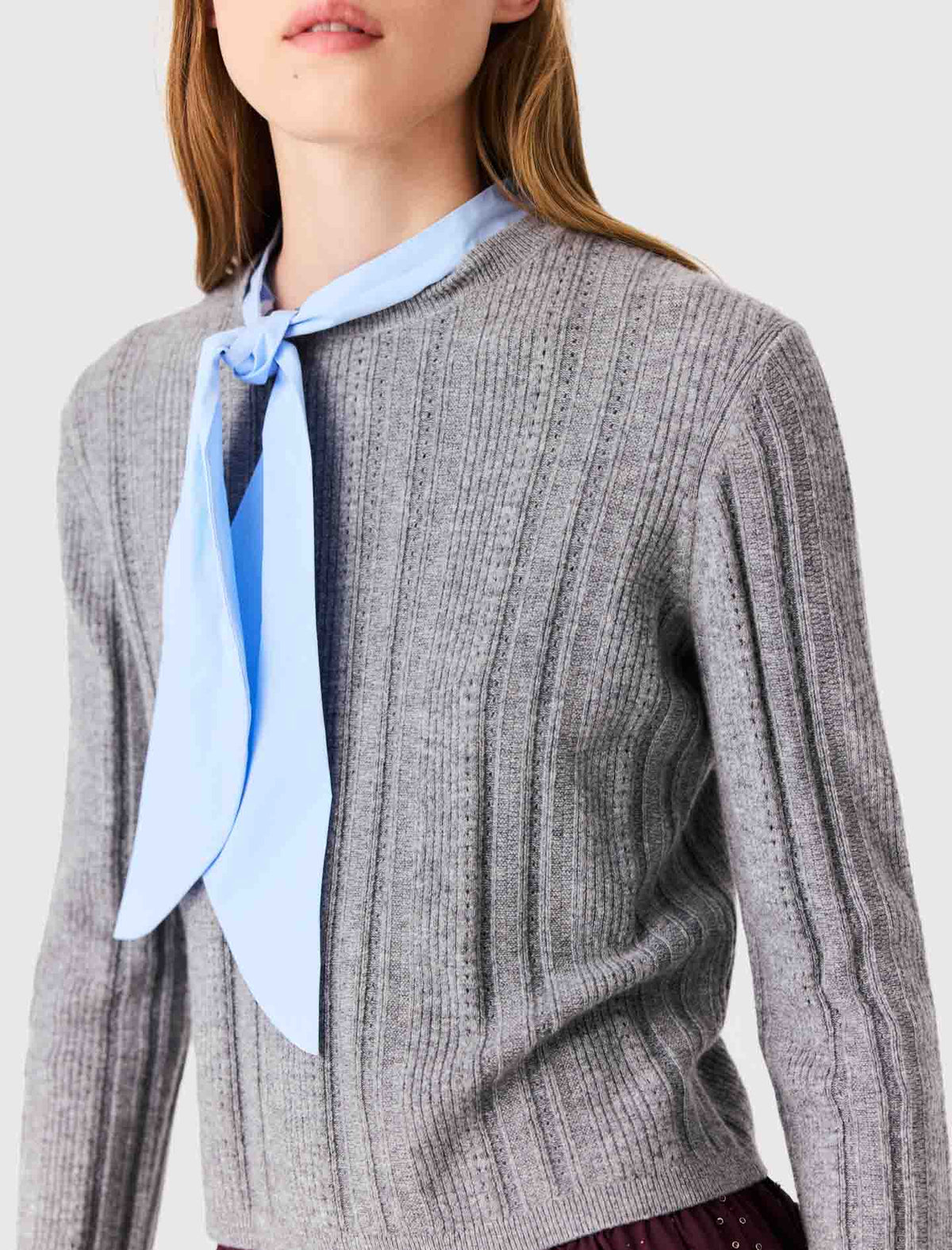 Jersey con cuello desmontable